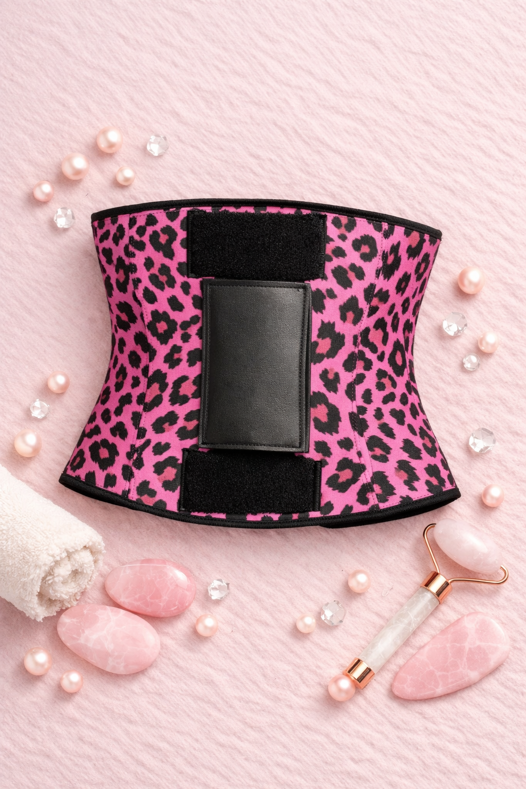 Adjustable Waist Trainer – Leopard Edition