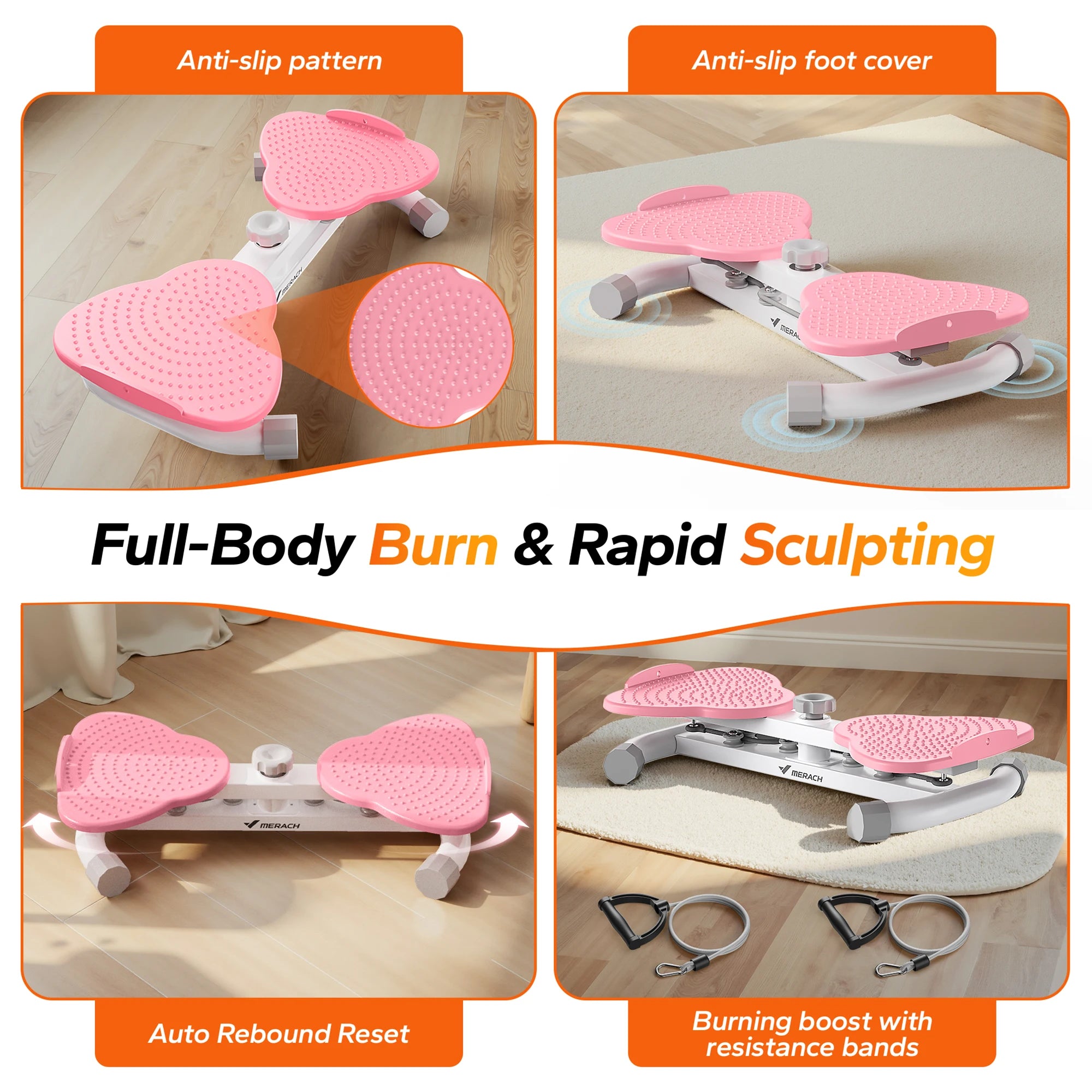 GlowTwist Fitness Board – Waist & Core Trainer