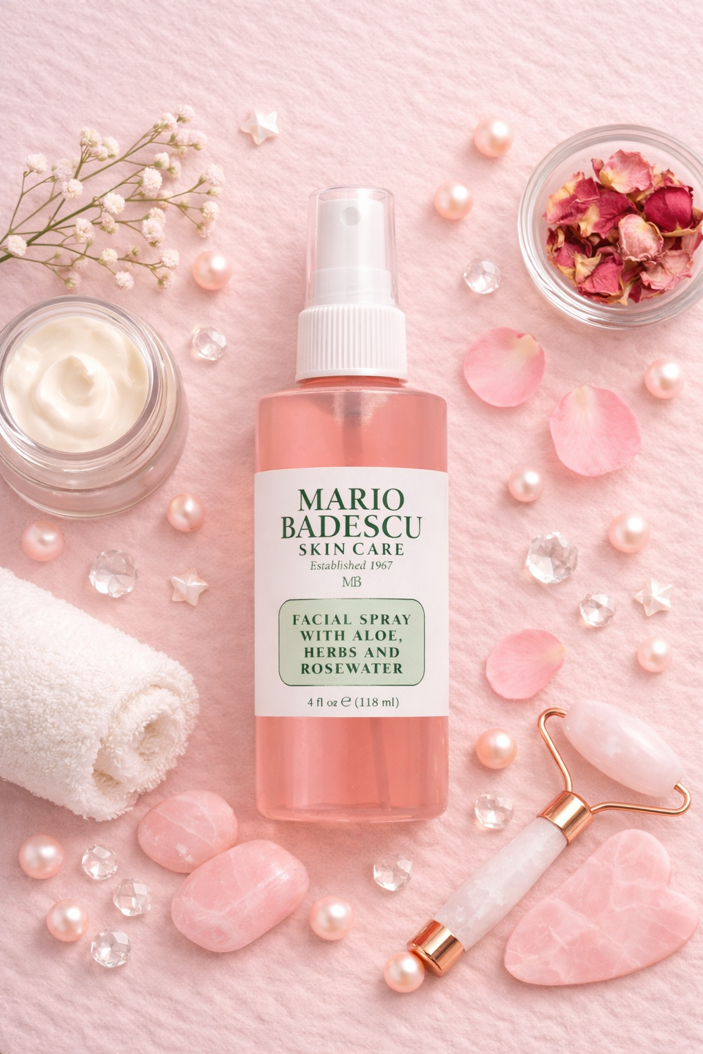 Hydrating Face Mist — Aloe, Herbs & Rose Water