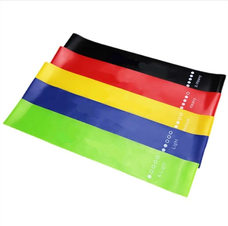 Booty Bands Set — 5 Non‑Slip Resistance Bands for Glutes & Legs