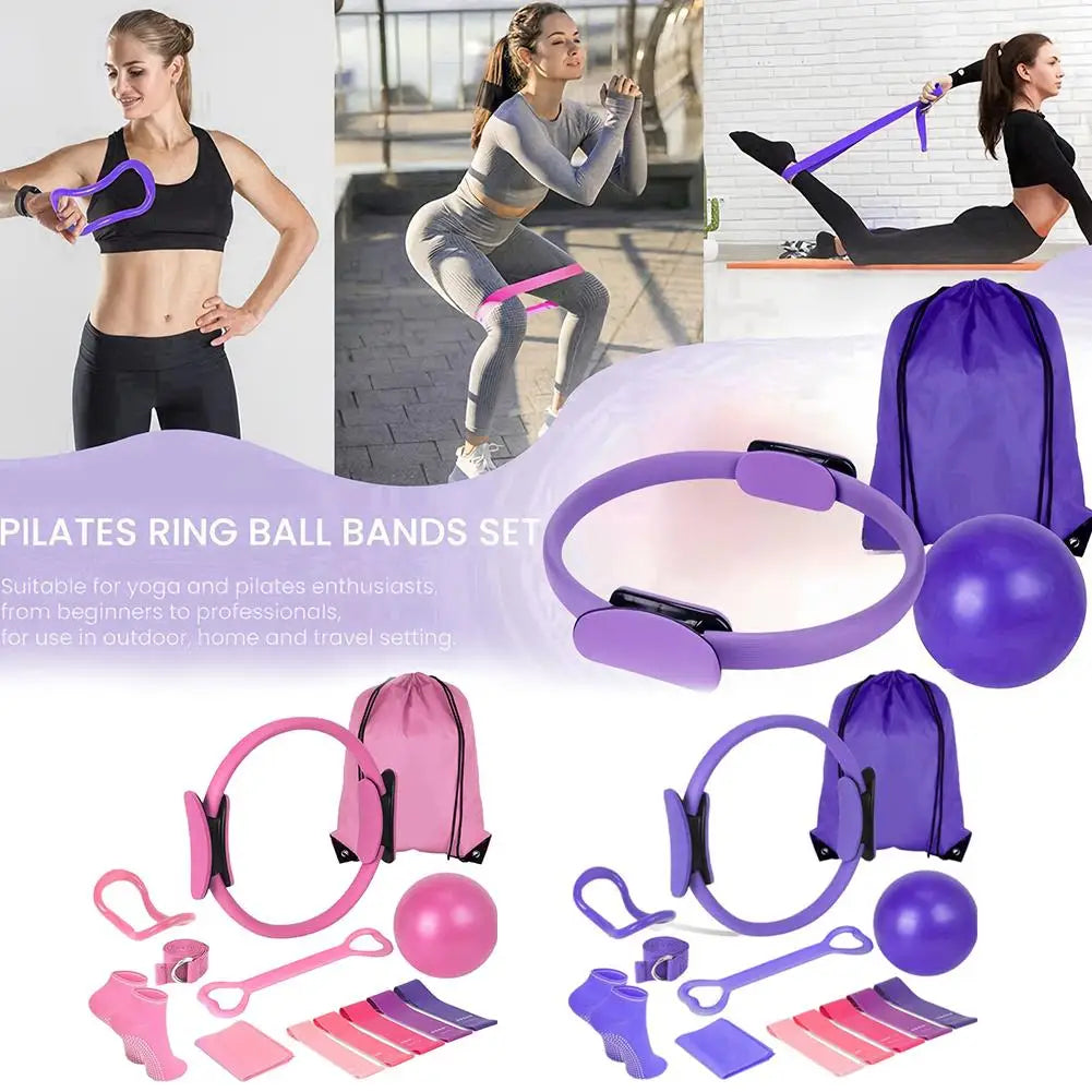 GlowFit 13‑Piece Pilates & Toning Kit