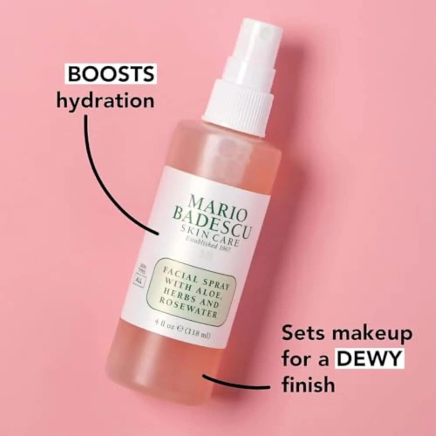 Hydrating Face Mist — Aloe, Herbs & Rose Water