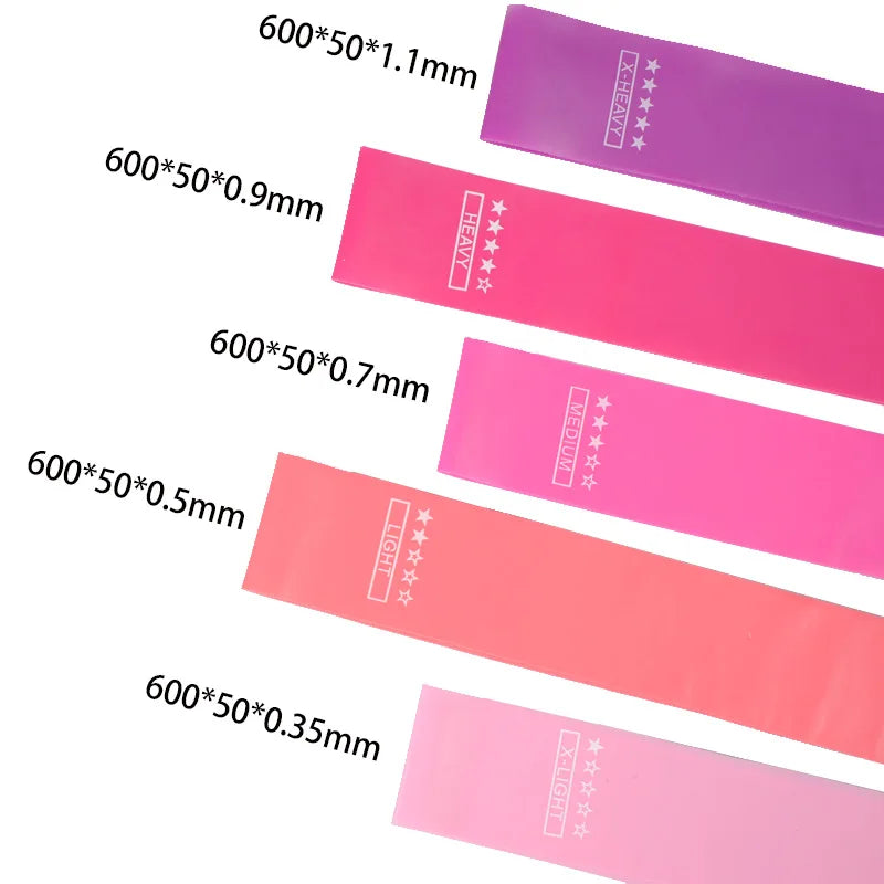 Booty Bands Set — 5 Non‑Slip Resistance Bands for Glutes & Legs