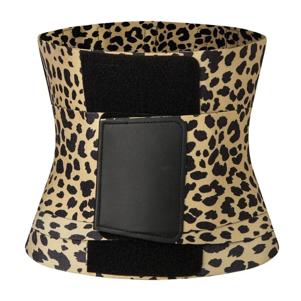 Adjustable Waist Trainer – Leopard Edition