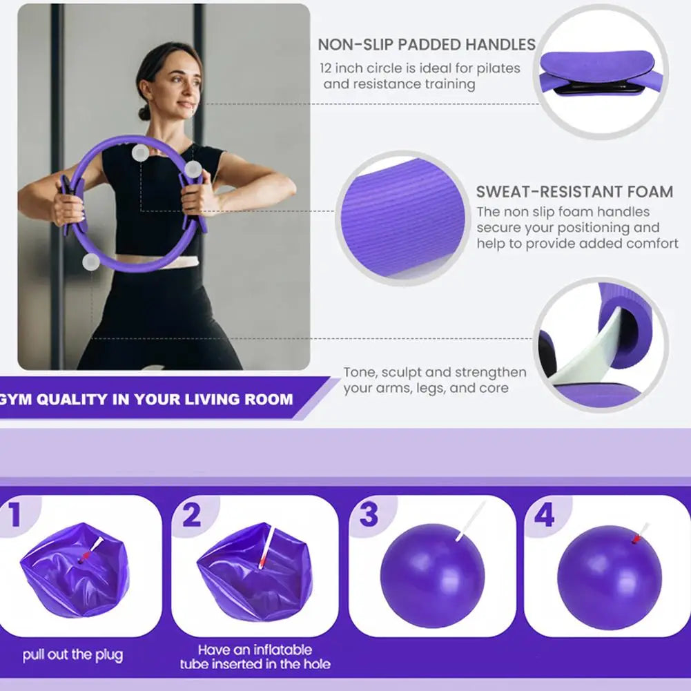 GlowFit 13‑Piece Pilates & Toning Kit