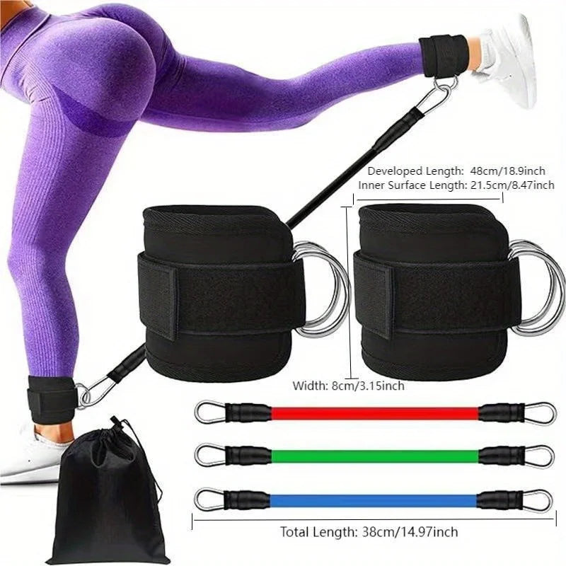 Hip Lift Resistance Trainer — 6/11‑Piece Set for Glutes & Legs