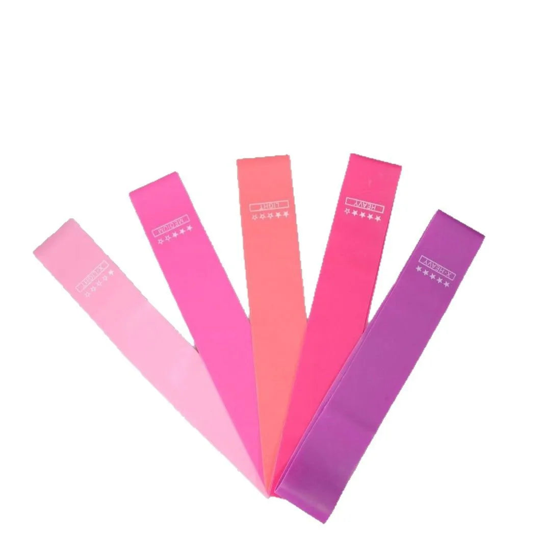 Booty Bands Set — 5 Non‑Slip Resistance Bands for Glutes & Legs